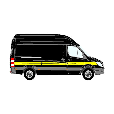 Mercedes Sprinter Mk2 (906) NCV3 MWB Side Marking Stripe (2006 - 2013)