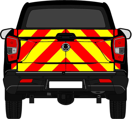 Chapter 8 Rear Chevron Ssangyong Musso Rear Chevrons 2021+ - Chapter8 Shop – Chapter 8 Shop