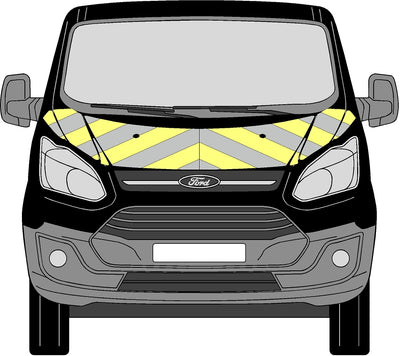 Ford Transit Custom 2013-2022 Bonnet Chevrons