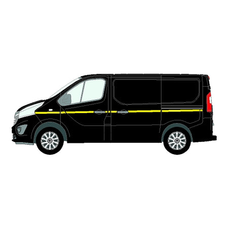 Renault Trafic MK3 SWB 2014+ - Reflective Side Marking kit