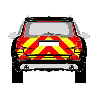 Chapter 8 Rear Chevron Volvo XC90 Mk2 Estate Rear Chevrons (2015+) – Chapter 8 Shop