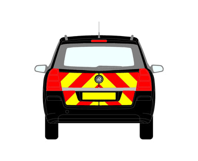 Vauxhall Zafira B MPV Rear Chevrons (2005-2011)