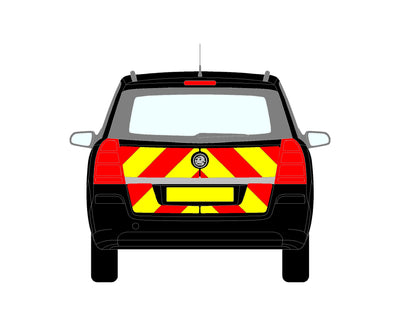 Vauxhall Zafira B MPV Rear Chevrons (2005-2011)