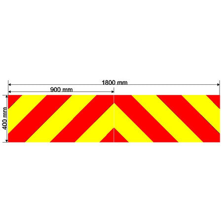 Custom Chevron 1800mm x 400mm