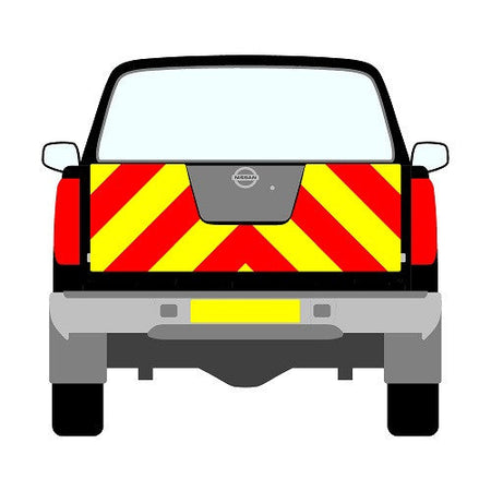 Nissan Navara Mk3 (D40) Pickup Rear Chevrons (2006-2015)