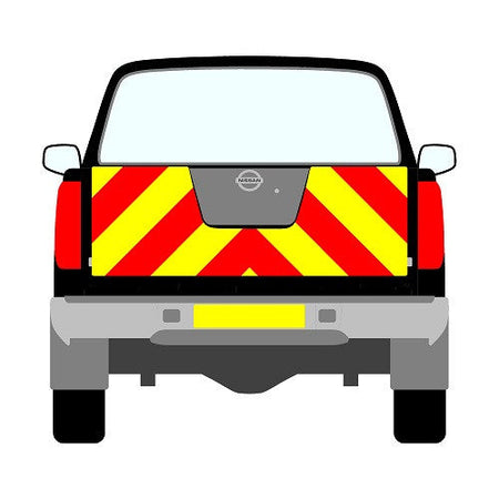 Nissan Navara Mk2 (D40) Pickup Rear Chevrons (2004-2014)